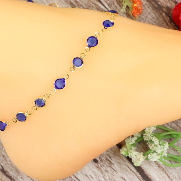 "Dainty Anklet for Women – Elegant Everyday Jewelry & Perfect Gift | MLCRC1457 - Picture 5 of 10